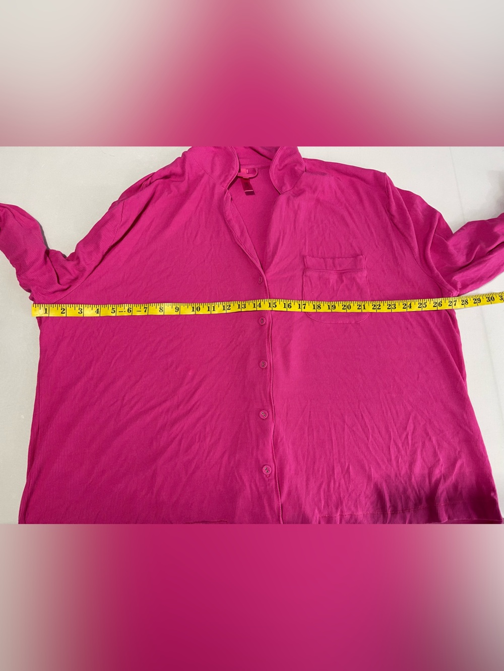 SKIMS Ribbed Pajama Set Women's 2X Pink Button Down Wide Leg
Loungewear - Picture 12 of 13